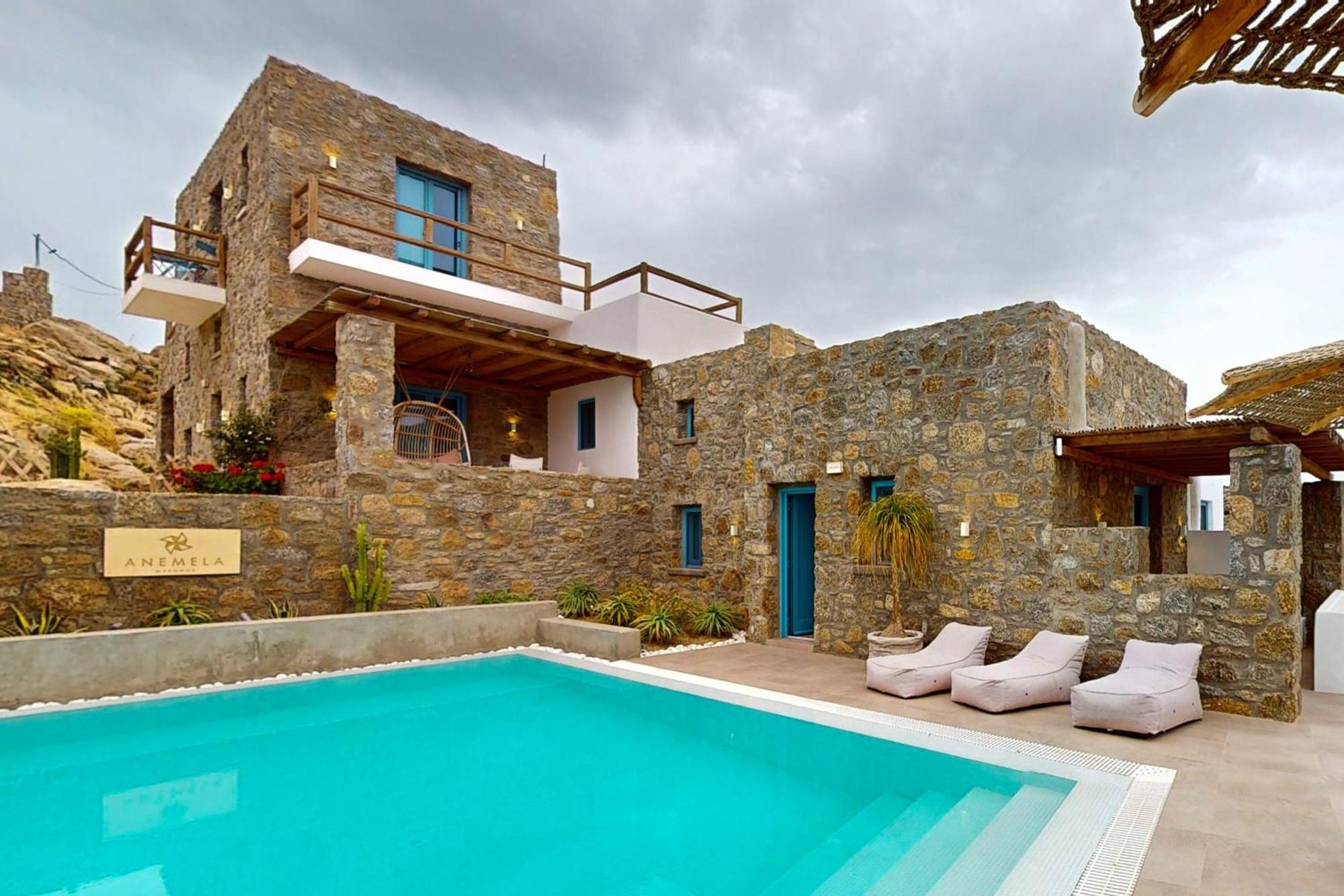 Anemela Villas & Suites Mykonos Аграри Экстерьер фото